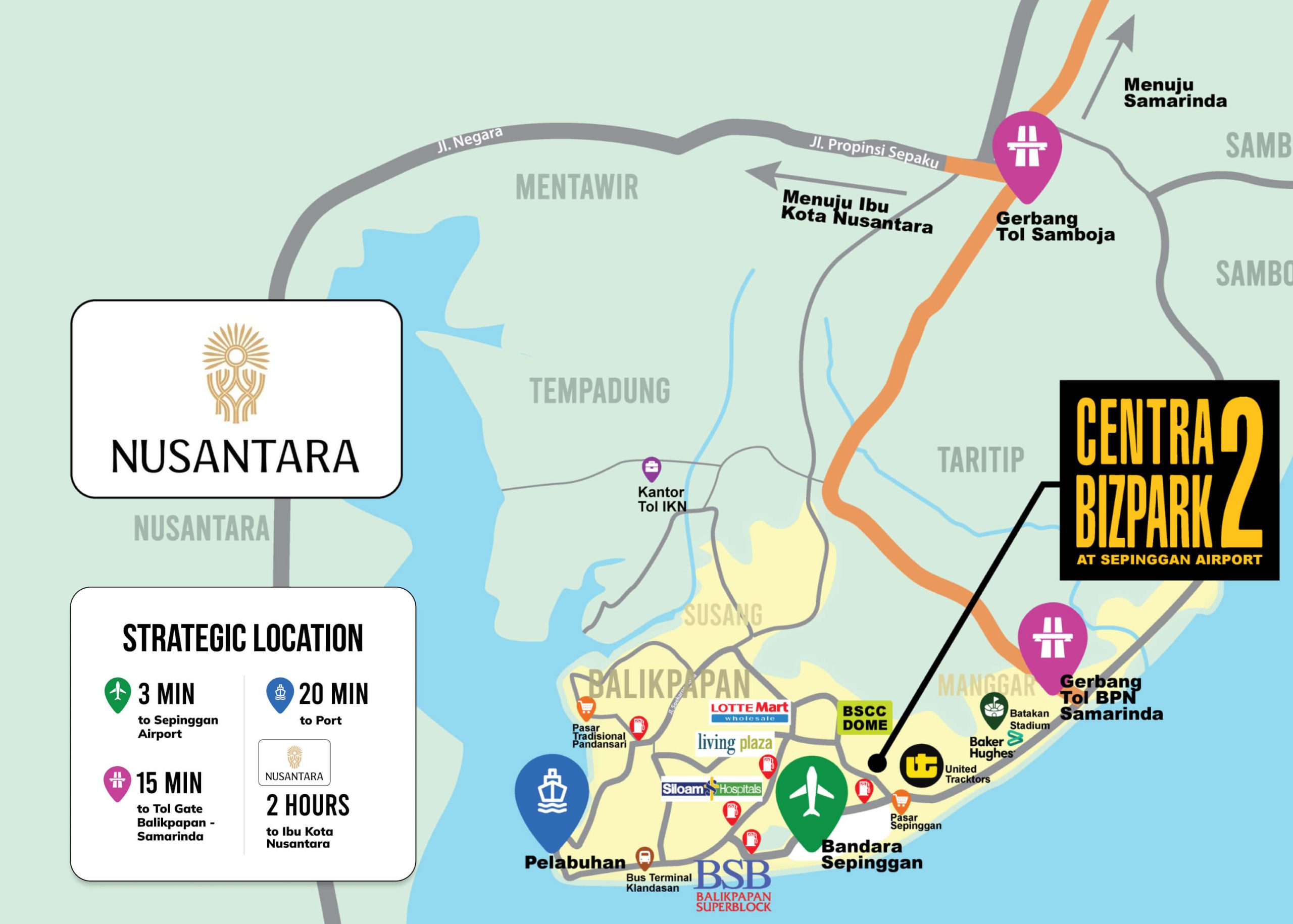 Centrabizpark 2 BSA Land ruko komersil