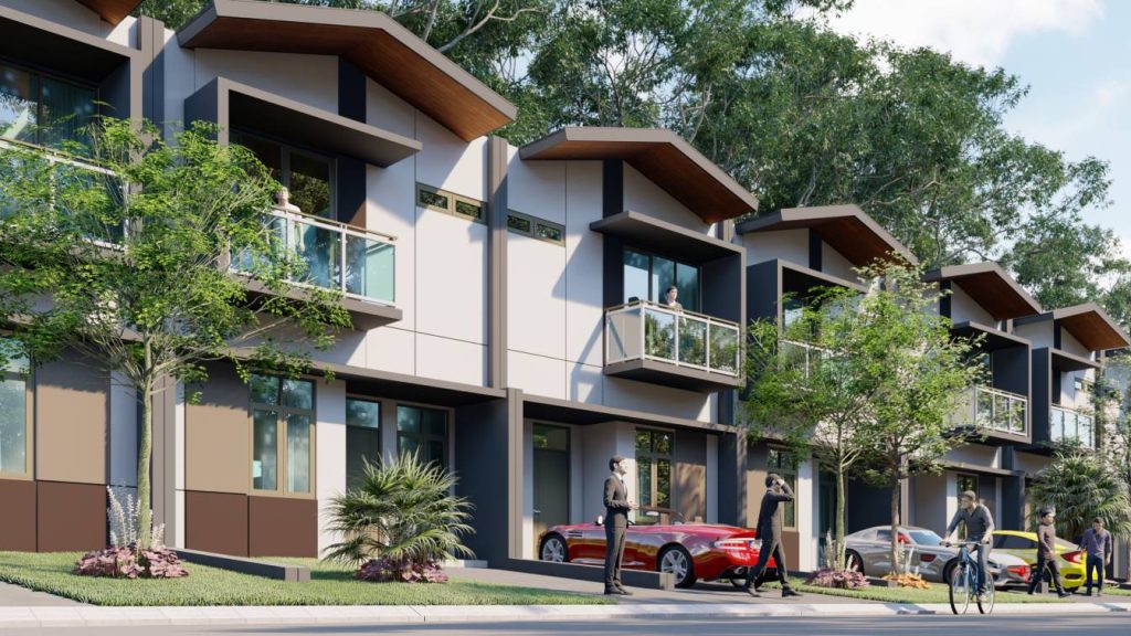 Tampak Rumah Tipe 70 Boulevard Royal Sentraland