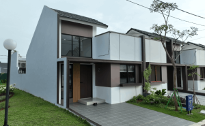 tampak perumahan telaga legok BSA Land